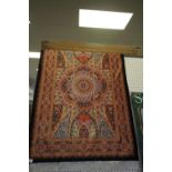 Turkish Silk style Medallion Rug (3'2" x 4'9")