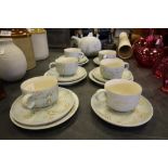 Hornsea pottery Cirrus tea set