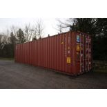 40' High Cube Shipping Container