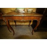 Regency ormolu mounted Kingwood writing table