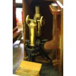 J Swift and son - London microscope B 14269 - cased