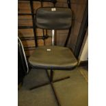 Vintage machinists swivel chair