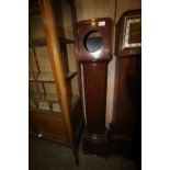 Mahogany grandmother clock case