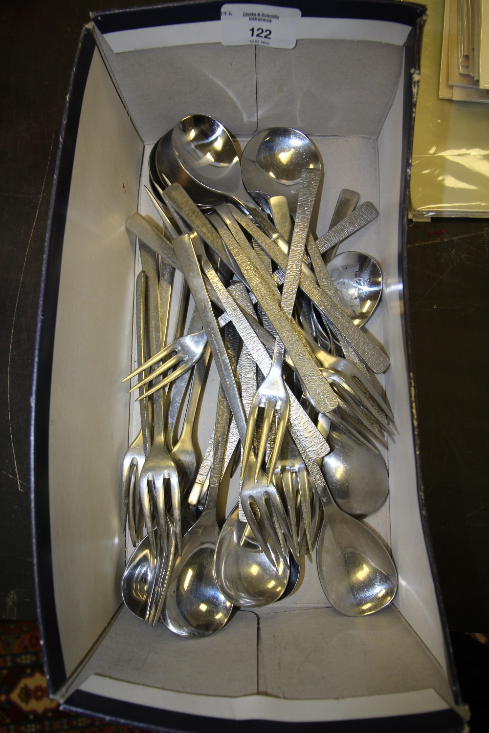 Box of Viners studio cutlery