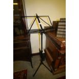 Metal music stand, adjustable