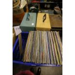 3 boxes of records - LP's & 12" singles