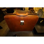 Solid leather briefcase - no key