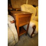 Sewing table with lockable drawer