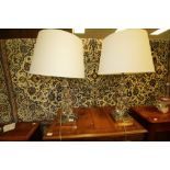 Pair of modern table lamps