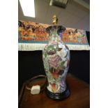 Chinese design baluster table lamp
