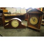 2 mantel clocks