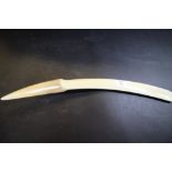 19th century ivory tusk page turner