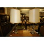 Pair of decorative lamps