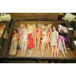 Box of Sindy Barbie dolls etc