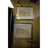 2 prints - K.W. Burton limited edition - Troutbeck in Westmorland