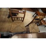 2 + 2 miscellaneous chairs - Edwardian & C19th