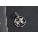 Small 925 zodiac charm