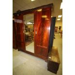 Flame Mahogany Compactum Wardrobe - possibly "Gillows"