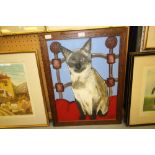 Oscer - Derec 2006 oil painted Siamese cat