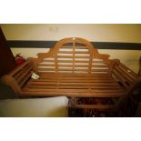 Lurchin Garden Bench - solid teak