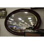 Oval Bevelled Mirror