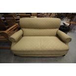 Victorian sofa with round arms