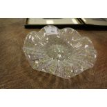 Murano latticino glass dish