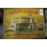 Matchbox MG1 Garage, boxed (A/F)