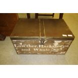 Tin trunk 'Lowther Hackthorpe and Whale' no.3