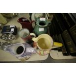 Selection of jugs including Kensington & Evangeline wares