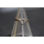 9ct Gold and Diamond Ring