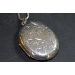 Imported silver locket and 925 chain