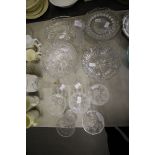 Collection of cut glass & similar