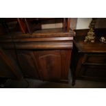 Victorian sideboard and 19th Century beechwood chair