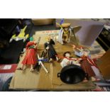 One Piece small figure lot Luffy, Nami, Usopp, Sanji and Zoro