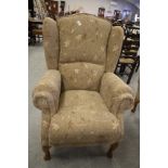 Wing back armchair