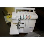 Delta overlocking sewing machine