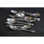 Quantity of silver spoons