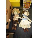 Worzel Gummidge & Aunty Sally soft toys