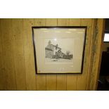 Albert Taylor - etching - Tal-Y-Waen, Capel Lurig, 12/50, signed, framed