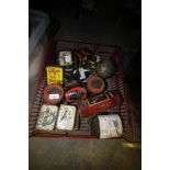 Assortment of old tobacco tins