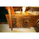 Oak refectory table