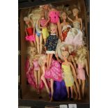 Box of Sindy Barbie dolls