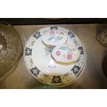 Real Brazil Porcelain - pair of vintage plates & 2 trinket boxes - designed by Ingrid S Lara