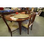 Australian Mid Century Jarrah wood dining table & 6 chairs