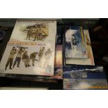 Quantity of Hobby Boss and Dragon military model kits