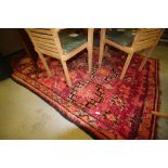 Moroccan pile carpet - Burgundy