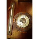 Barometer and thermometer