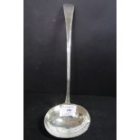 George III silver ladle, London 1803, maker possibly George Wintle 165grams