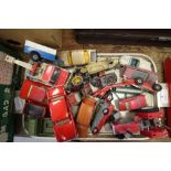 Tray of Dinky/Corgi Cars